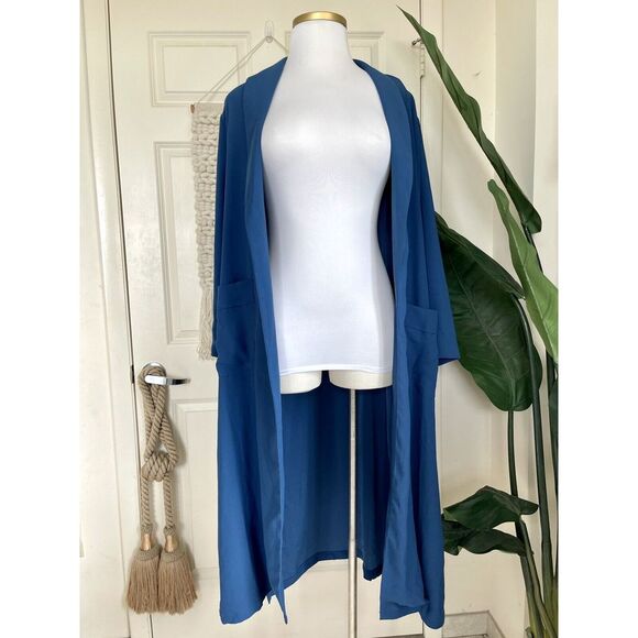 Tracy Ellis Ross for JC Penney Robe Jacket Size 14/16 Causal XL Lightweight - Picture 4 of 11